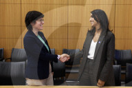 Secretary of State for Energy Security and Net Zero Claire Coutinho attends the IEA conference