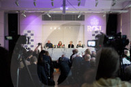 Press briefing on situation of Wikileaks founder Julian Assange at the Foreign Press Association, Royal Overseas League, Park Place, St James's Street, London, UK