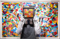 Retrospective exhibition dedicated to Alighiero Boetti at Christie’s, London, UK.