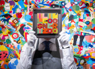 Retrospective exhibition dedicated to Alighiero Boetti at Christie’s, London, UK.