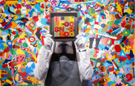 Retrospective exhibition dedicated to Alighiero Boetti at Christie’s, London, UK.