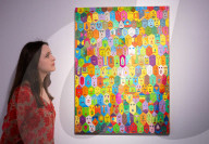 Retrospective exhibition dedicated to Alighiero Boetti at Christie’s, London, UK.
