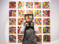 Retrospective exhibition dedicated to Alighiero Boetti at Christie’s, London, UK.