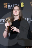 77th British Academy Film Awards, Press Room, Royal Festival Hall, London, UK - 18 Feb 2024