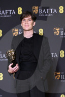 77th British Academy Film Awards, Press Room, Royal Festival Hall, London, UK - 18 Feb 2024