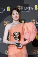77th British Academy Film Awards, Press Room, Royal Festival Hall, London, UK - 18 Feb 2024