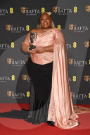 77th British Academy Film Awards, Press Room, Royal Festival Hall, London, UK - 18 Feb 2024
