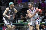 Italian Basketball Cup Men match - Frecciarossa FinalEight 2024 - Virtus Segafredo Bologna vs UnaHotels Reggio Emilia