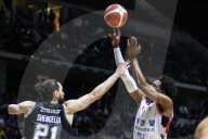 Italian Basketball Cup Men match - Frecciarossa FinalEight 2024 - Virtus Segafredo Bologna vs UnaHotels Reggio Emilia