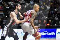 Italian Basketball Cup Men match - Frecciarossa FinalEight 2024 - Virtus Segafredo Bologna vs UnaHotels Reggio Emilia
