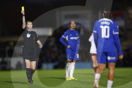Barclays Women's Super League match between Chelsea FC and Manchester City at Kingsmeadow, Kingston upon Thames, UK.