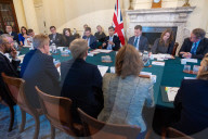 The Prime Minister Rishi Sunak hosts weekly cabinet