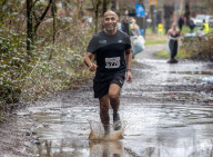 Mild and wet weather in London, UK.