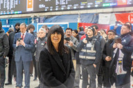 Claudia Winkleman films Channel 4’s The Piano series London, UK.