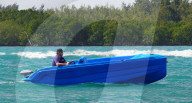 New speed boat has  hull that can be recycled