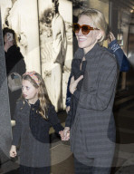 Cate Blanchett And Child Out - Milan