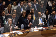 Foreign Secretary David Cameron at the United Nations