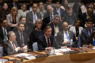 Foreign Secretary David Cameron at the United Nations