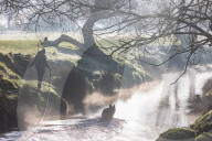 After the rains, cold frosty weather for England.