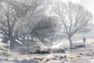 After the rains, cold frosty weather for England.