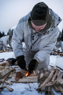 NATO Allies winter survival skills training in Finland