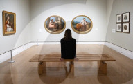Press view of Angelica Kauffman exhibition at the Royal Academy of Arts, London, UK. 