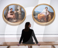 Press view of Angelica Kauffman exhibition at the Royal Academy of Arts, London, UK. 
