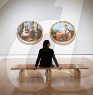 Press view of Angelica Kauffman exhibition at the Royal Academy of Arts, London, UK. 