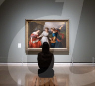 Press view of Angelica Kauffman exhibition at the Royal Academy of Arts, London, UK.