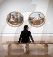 Press view of Angelica Kauffman exhibition at the Royal Academy of Arts, London, UK.