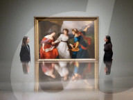 Press view of Angelica Kauffman exhibition at the Royal Academy of Arts, London, UK.