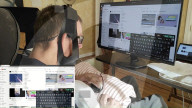 Chin strap interface controlsl a robot for disabled by head movements