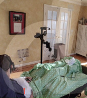 Chin strap interface controlsl a robot for disabled by head movements