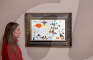 The Now, Modern & Contemporary Evening Auction press preview at Sotheby’s, London, UK.