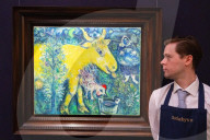 The Now, Modern & Contemporary Evening Auction press preview at Sotheby’s, London, UK.