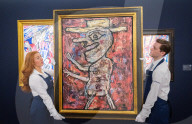 The Now, Modern & Contemporary Evening Auction press preview at Sotheby’s, London, UK.