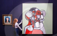 The Now, Modern & Contemporary Evening Auction press preview at Sotheby’s, London, UK.