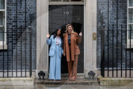 Olena Zelenska Downing Street in London, UK.