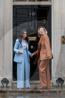 Olena Zelenska Downing Street in London, UK.