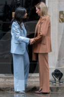 Olena Zelenska Downing Street in London, UK.