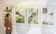Drop Shadows exhibition at Sims Reed Gallery, St James, London, UK.