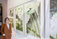 Drop Shadows exhibition at Sims Reed Gallery, St James, London, UK.