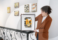 Drop Shadows exhibition at Sims Reed Gallery, St James, London, UK.