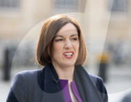 Bridget Phillipson departs Sunday with Laura Kuenssberg at the BBC, Broadcasting House, London, UK. 