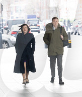 Guests arrive for Sunday with Laura Kuenssberg at the BBC, Broadcasting House, London, UK. 