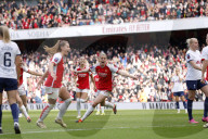 FA Women's Super League match between Arsenal and Tottenham Hotspur at the Emirates Stadium in London, UK