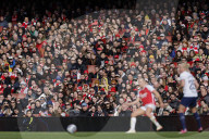FA Women's Super League match between Arsenal and Tottenham Hotspur at the Emirates Stadium in London, UK