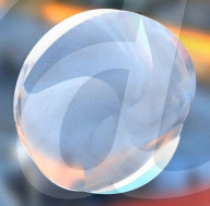 Spiral pattern contact lens can focus near and far