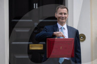 Jeremy Hunt UK Chancellor of the Exchequer  delivers the Budget