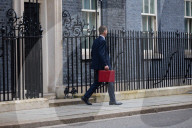 Jeremy Hunt UK Chancellor of the Exchequer  delivers the Budget